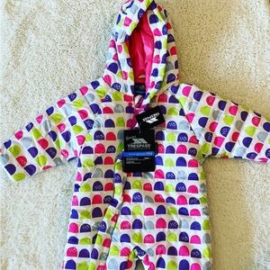 Trespass Baby Snowsuit Sz 6-12 Mos